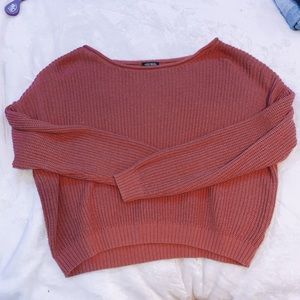 WILD FABLE// SWEET AND SIMPLE PINK SWEATER